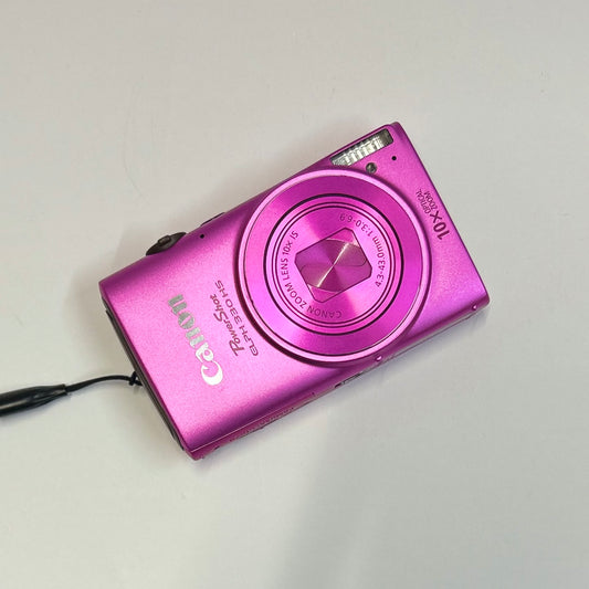 Used Canon PowerShot ELPH 330 HS Digital Camera Pink