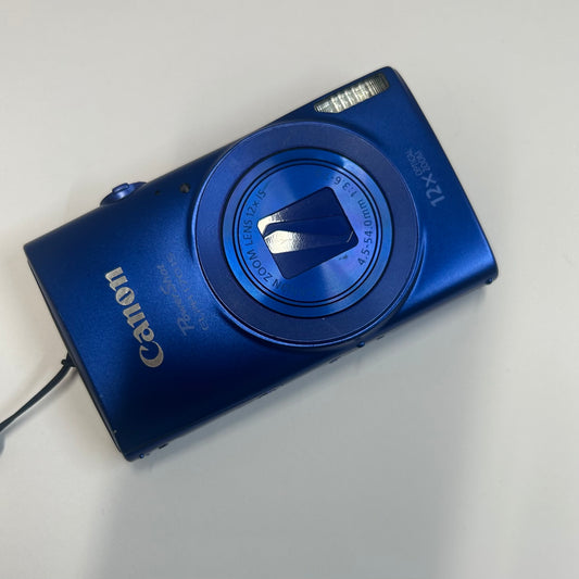 Used Canon PowerShot ELPH 170 IS Digital Camera Blue