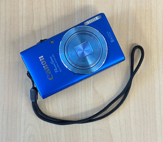 Used Canon PowerShot ELPH 115 IS Digital Camera Blue