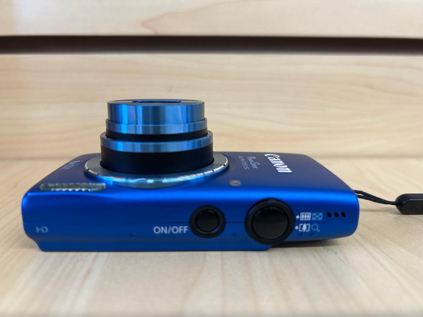 Used Canon PowerShot ELPH 115 IS Digital Camera Blue