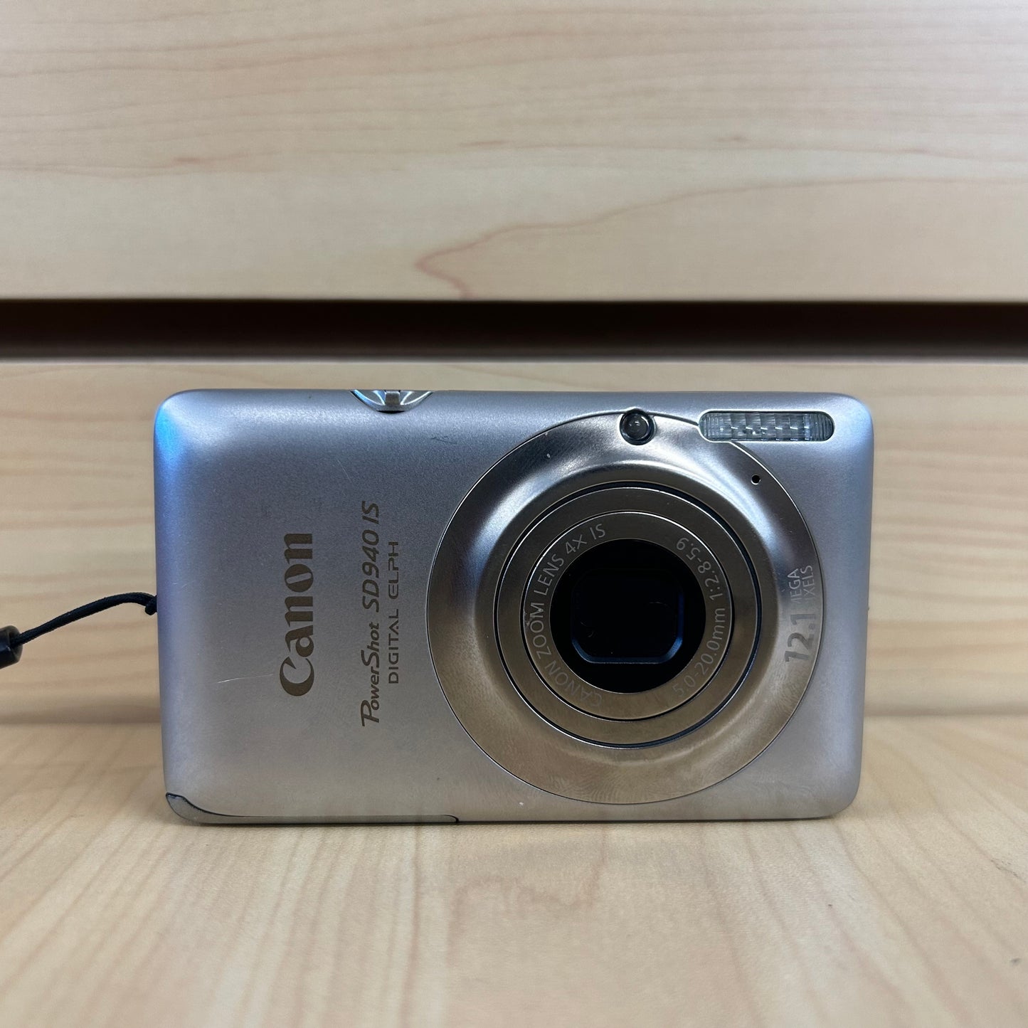 Used Canon PowerShot SD940 IS Digital ELPH Camera Silver
