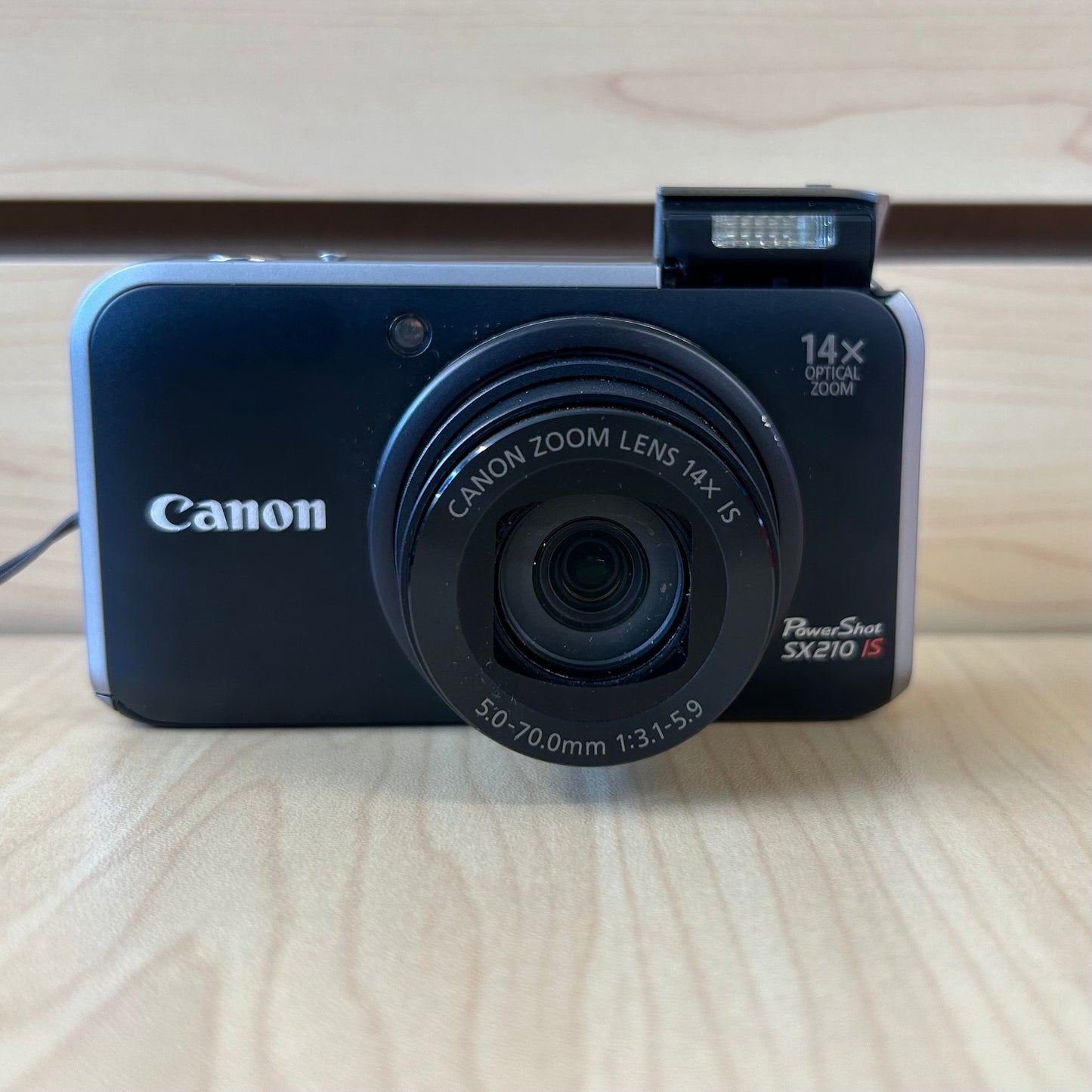 Used Canon PowerShot SX210 IS Digital Camera Black