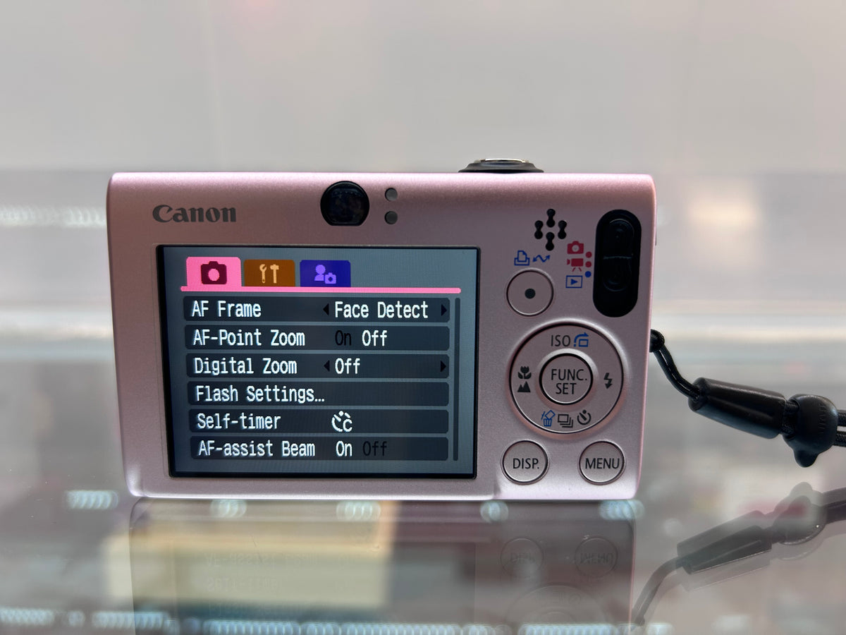 Used Canon PowerShot SD1100 IS Digital ELPH Camera Pink w/ Case | SEE VIDEO |