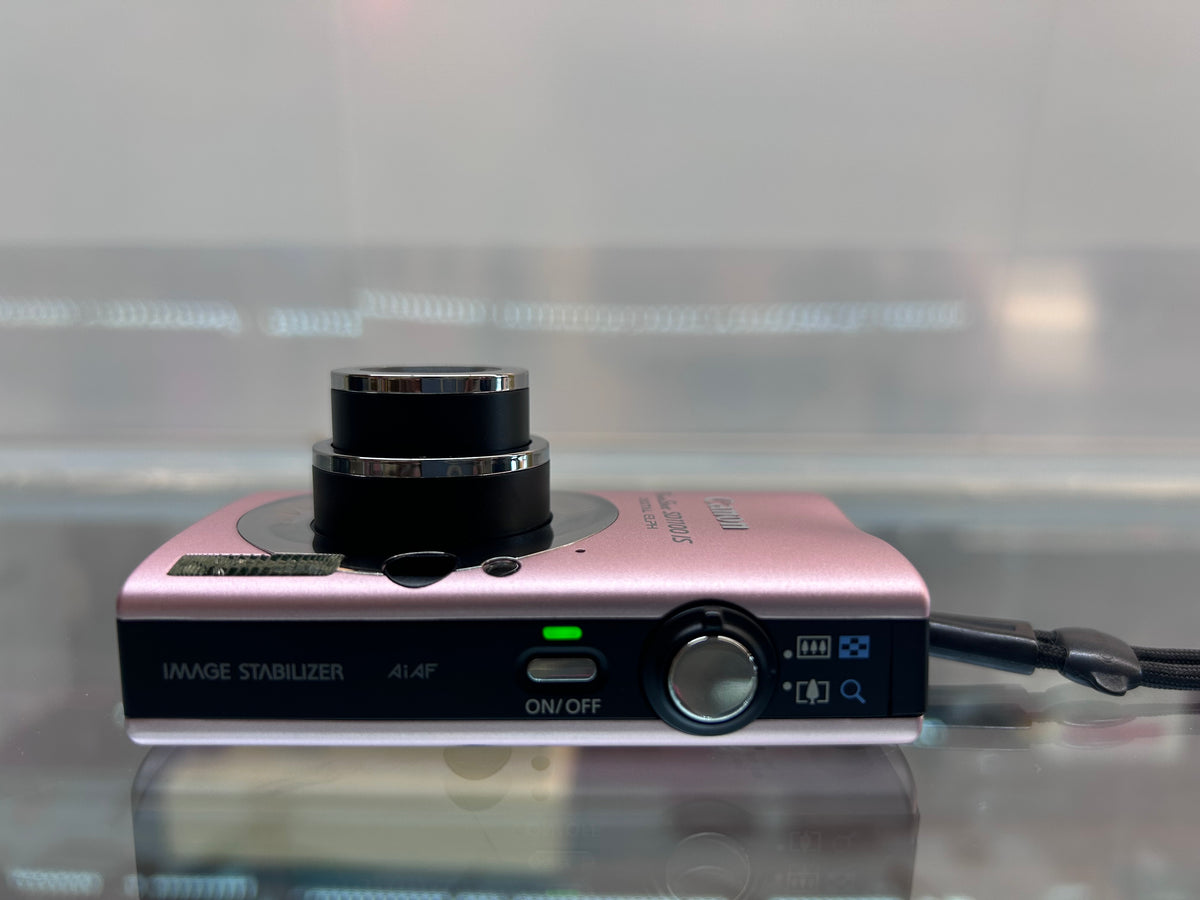 Used Canon PowerShot SD1100 IS Digital ELPH Camera Pink w/ Case | SEE VIDEO |
