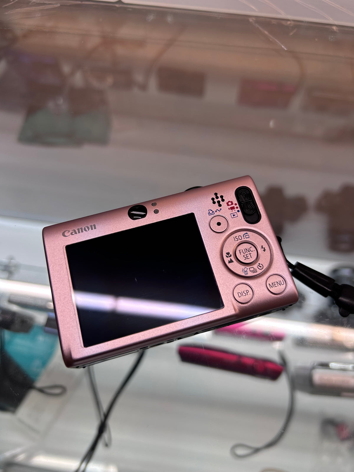 Used Canon PowerShot SD1100 IS Digital ELPH Camera Pink w/ Case | SEE VIDEO |