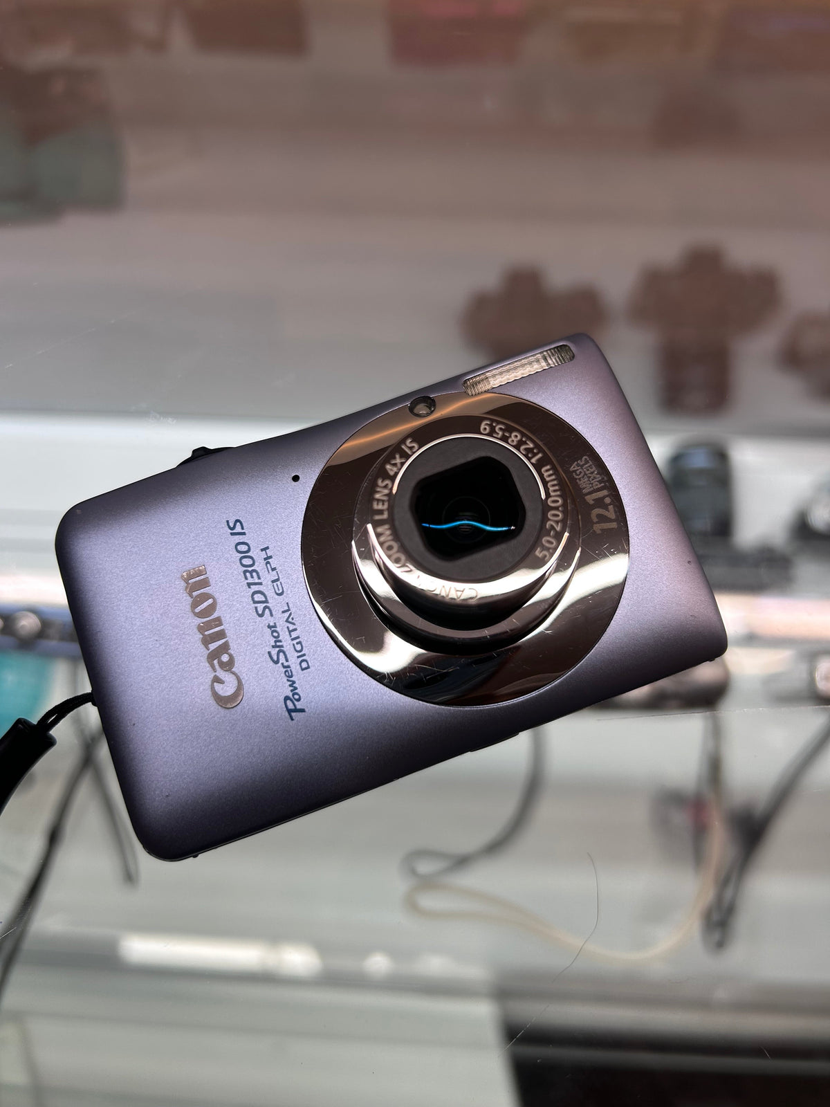 Used Canon PowerShot SD1300 IS Digital ELPH Camera Blue w/ Case | SEE VIDEO |