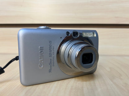 Used Canon PowerShot SD1200 IS Digital Camera Silver | Fully Tested & Operational |