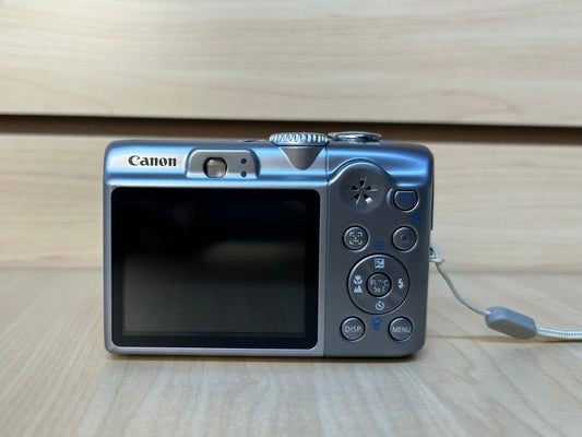 Used Canon PowerShot A1100 IS Digital Camera Silver | 12.1MP | Tested & Fully Operational |