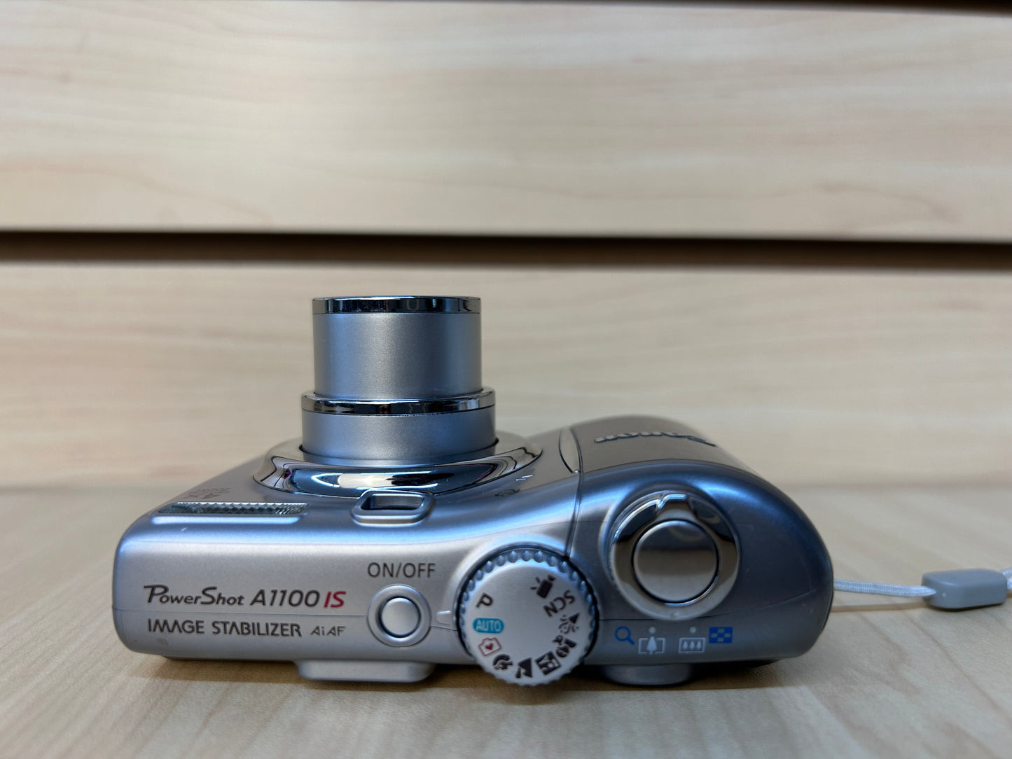 Used Canon PowerShot A1100 IS Digital Camera Silver | 12.1MP | Tested & Fully Operational |