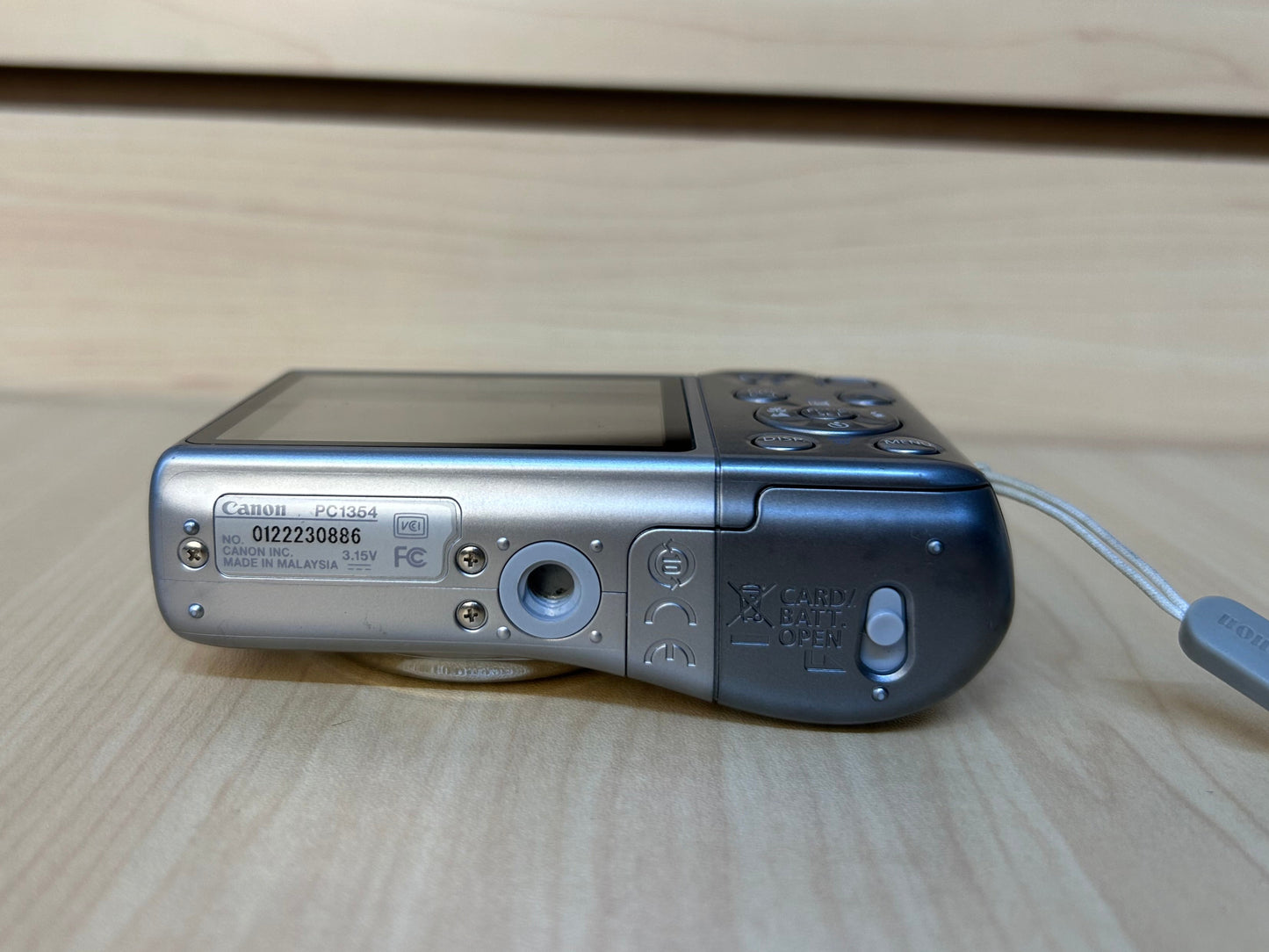 Used Canon PowerShot A1100 IS Digital Camera Silver | 12.1MP | Tested & Fully Operational |