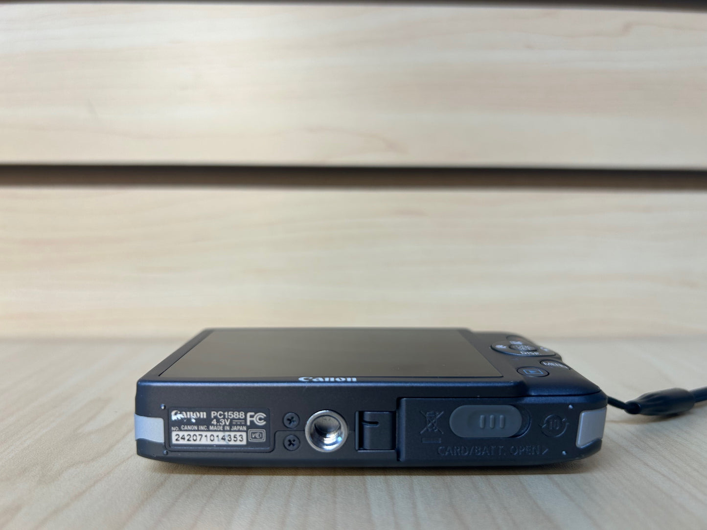 Used Canon PowerShot ELPH 100 HS Digital Camera Gray | 12.1MP | Tested & Fully Operational