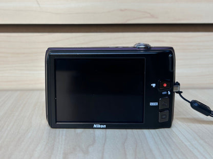 Used Nikon Coolpix S4100 Digital Camera Plum | 14.0 MP | Tested & Fully Operational