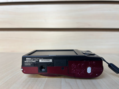 Used Nikon Coolpix L22 Digital Camera Red | 12MP | Tested & Fully Operational