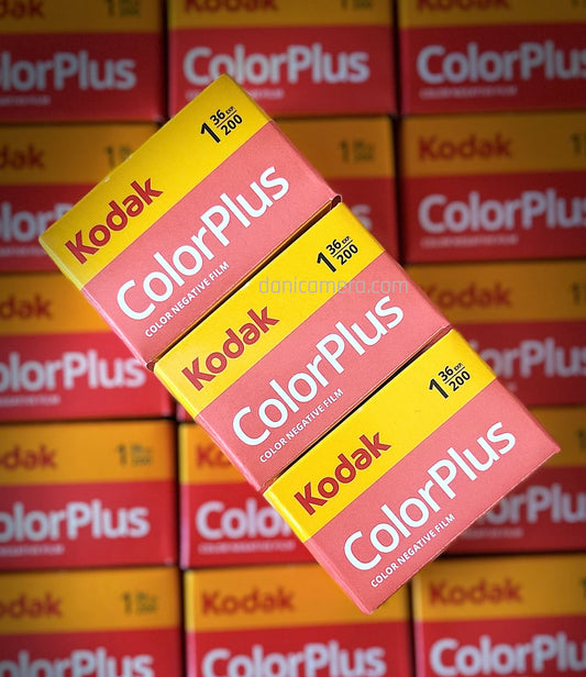 Kodak ColorPlus 200 Color Negative Film (35mm Roll Film, 36 Exposures) Roll (Pack of 3 Rolls)