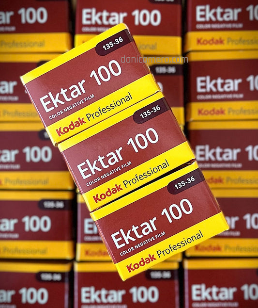Kodak Professional Ektar 100 Color Negative Film (35mm Roll Film, 36 Exposures) (Pack of 3 Rolls)