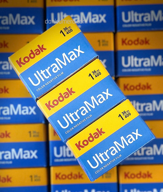 Kodak UltraMax 400 Color Negative Film (35mm Roll Film, 36 Exposures) Roll (Pack of 3 Rolls)