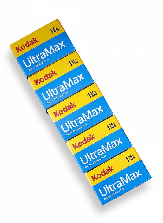 5x Kodak UltraMax 400 Color Negative Film (35mm Roll Film, 24 Exposures) *HOLIDAY DEAL*