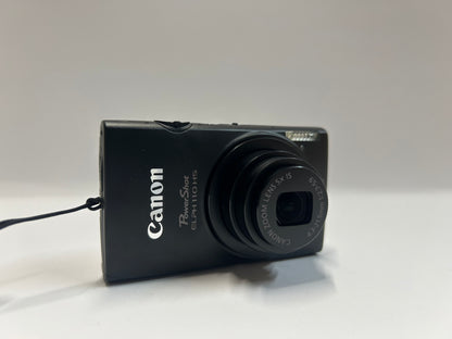 Used Canon PowerShot ELPH 110 HS Black Digital Camera