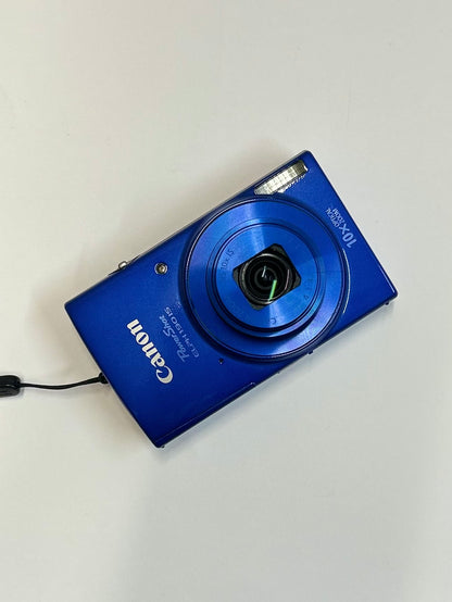 Used Canon PowerShot ELPH 190 IS Digital Camera Blue