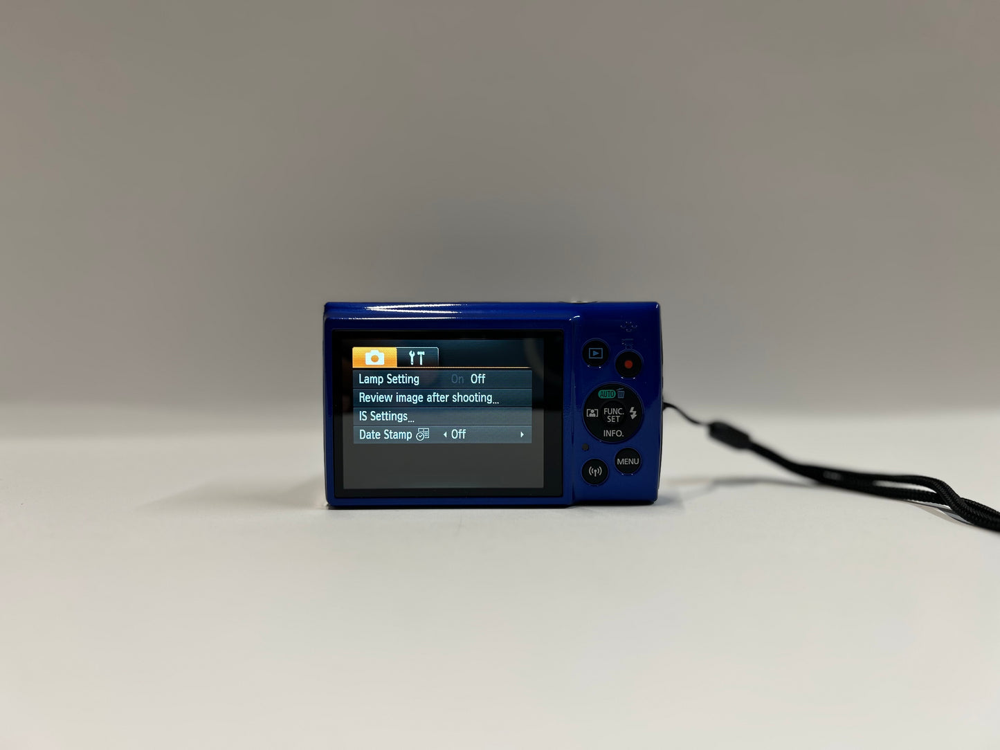 Used Canon PowerShot ELPH 190 IS Digital Camera Blue