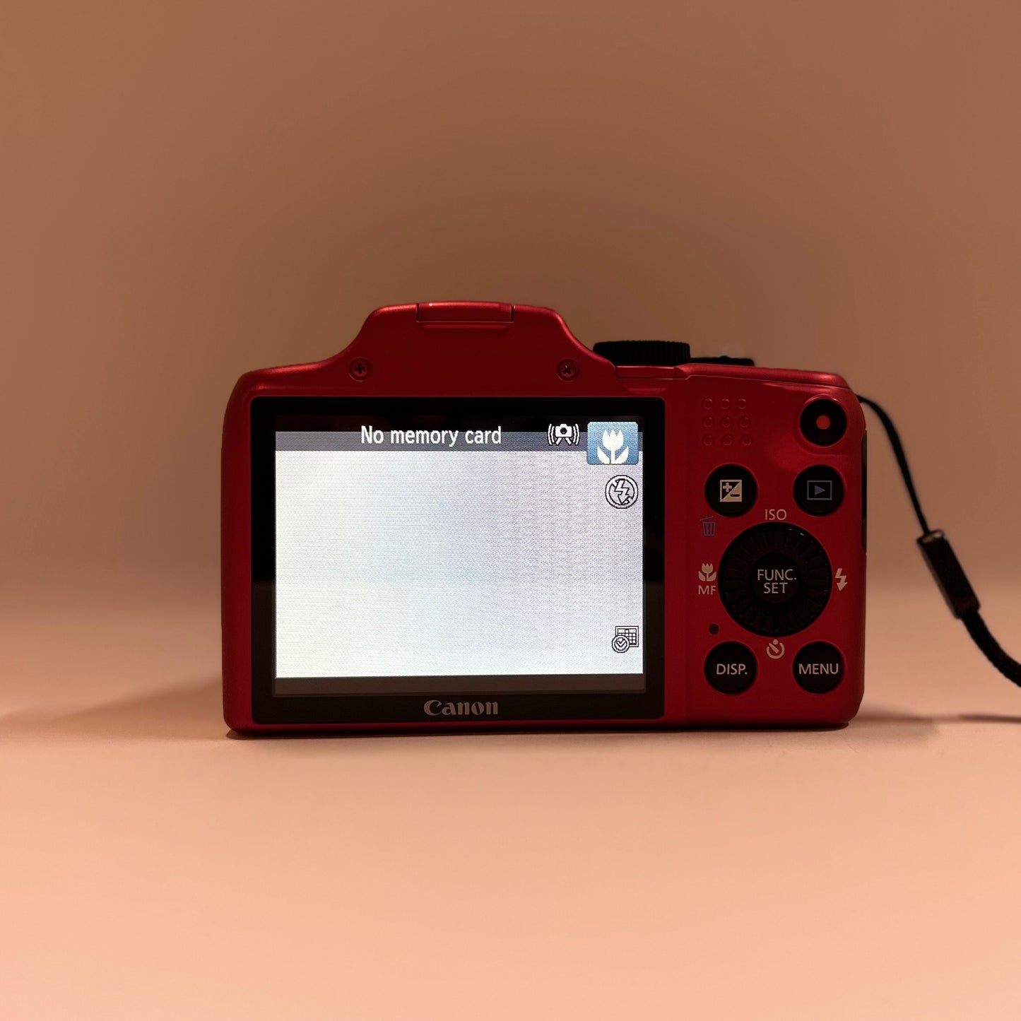 Used Canon PowerShot SX170 IS Digital Camera Red