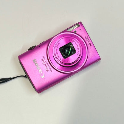 Used Canon PowerShot ELPH 330 HS Digital Camera Pink