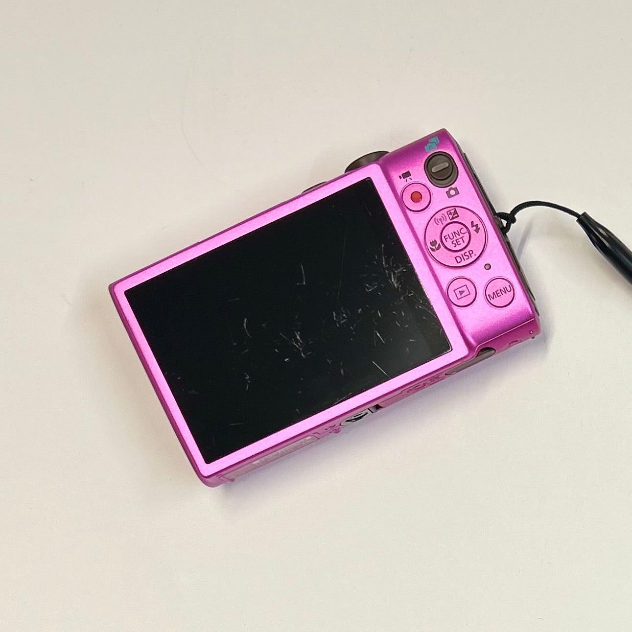Used Canon PowerShot ELPH 330 HS Digital Camera Pink