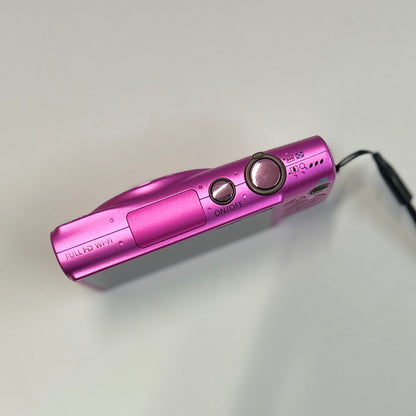 Used Canon PowerShot ELPH 330 HS Digital Camera Pink
