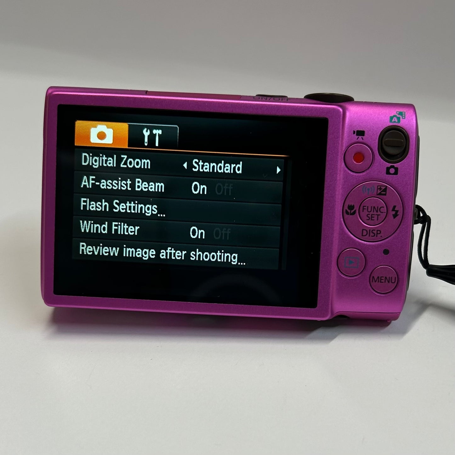 Used Canon PowerShot ELPH 330 HS Digital Camera Pink