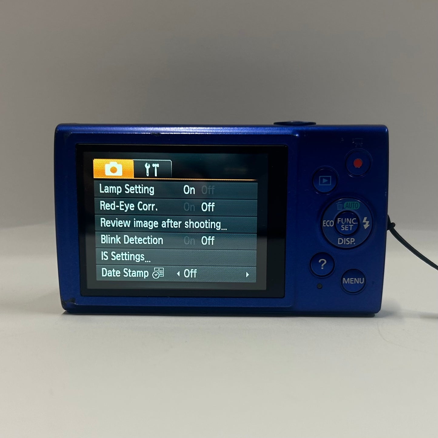 Used Canon PowerShot ELPH 170 IS Digital Camera Blue