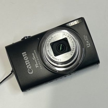 Used Canon PowerShot ELPH 340 HS Digital Camera Black