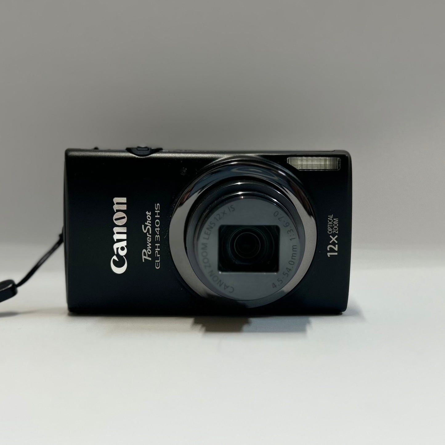 Used Canon PowerShot ELPH 340 HS Digital Camera Black