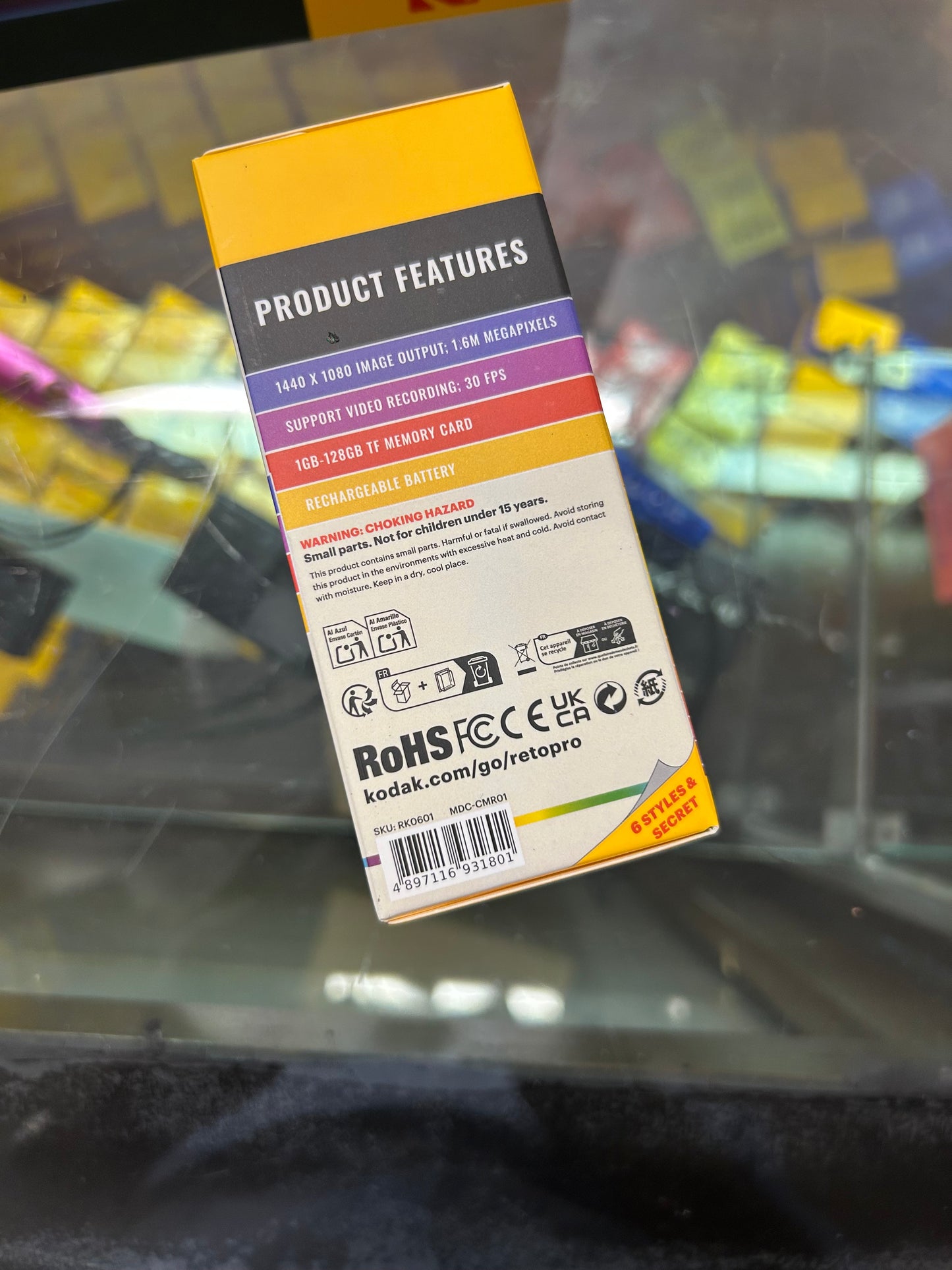 New Kodak Charmera Keychain Digital Camera Blind Box (1 Piece)