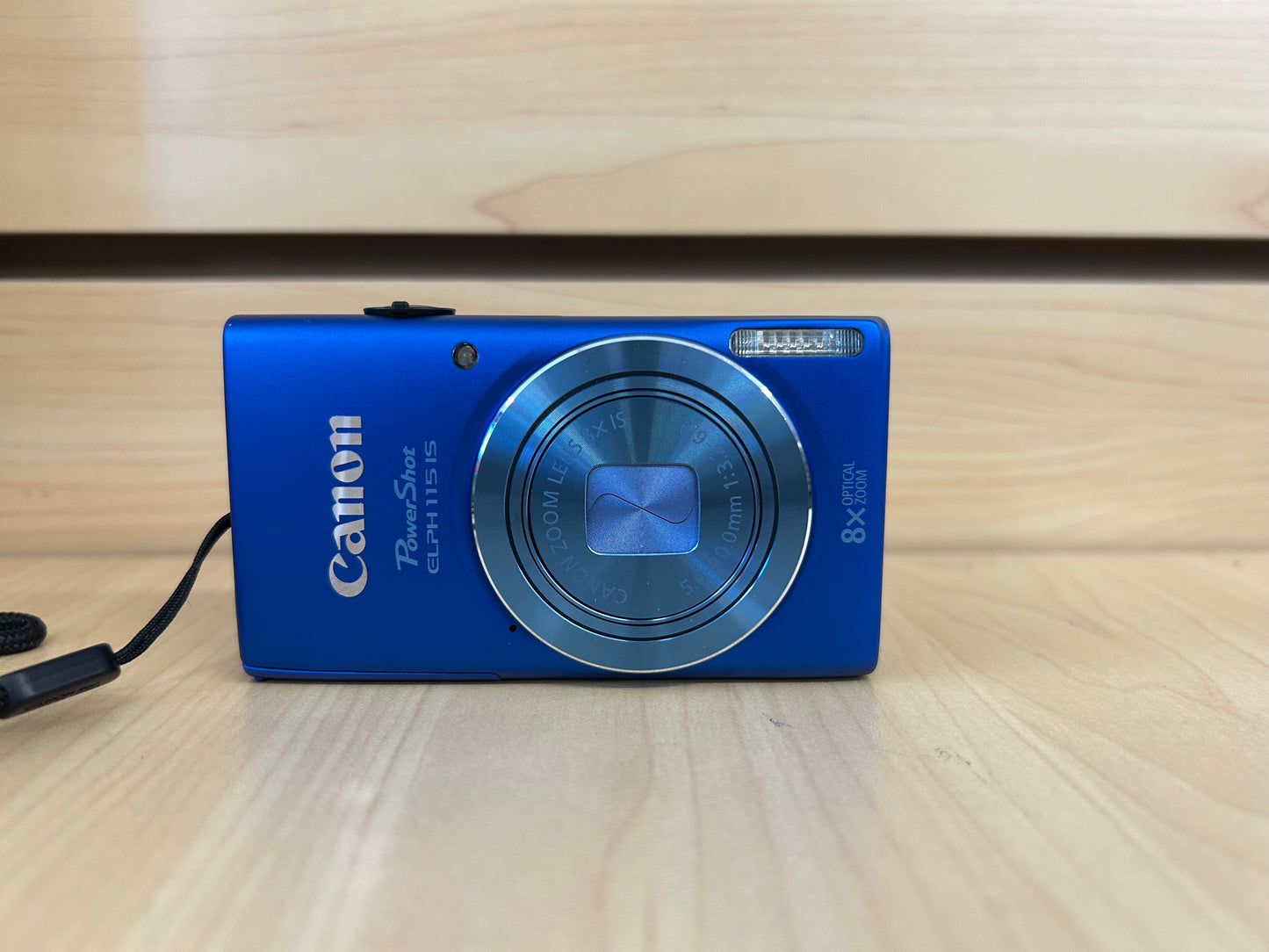Used Canon PowerShot ELPH 115 IS Digital Camera Blue