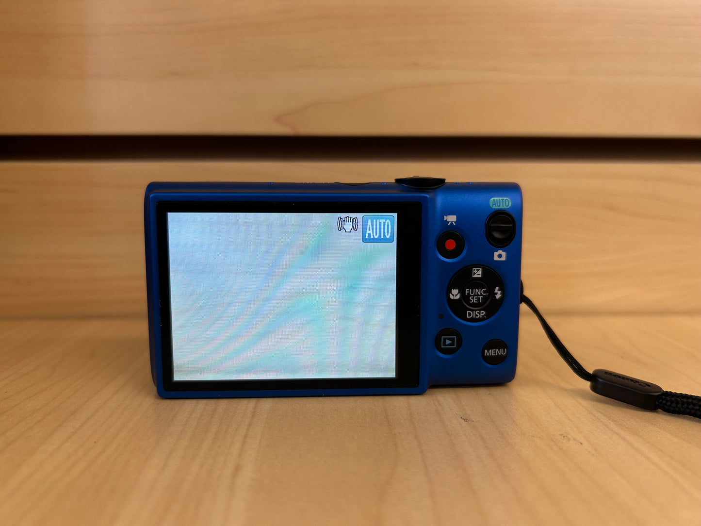 Used Canon PowerShot ELPH 115 IS Digital Camera Blue