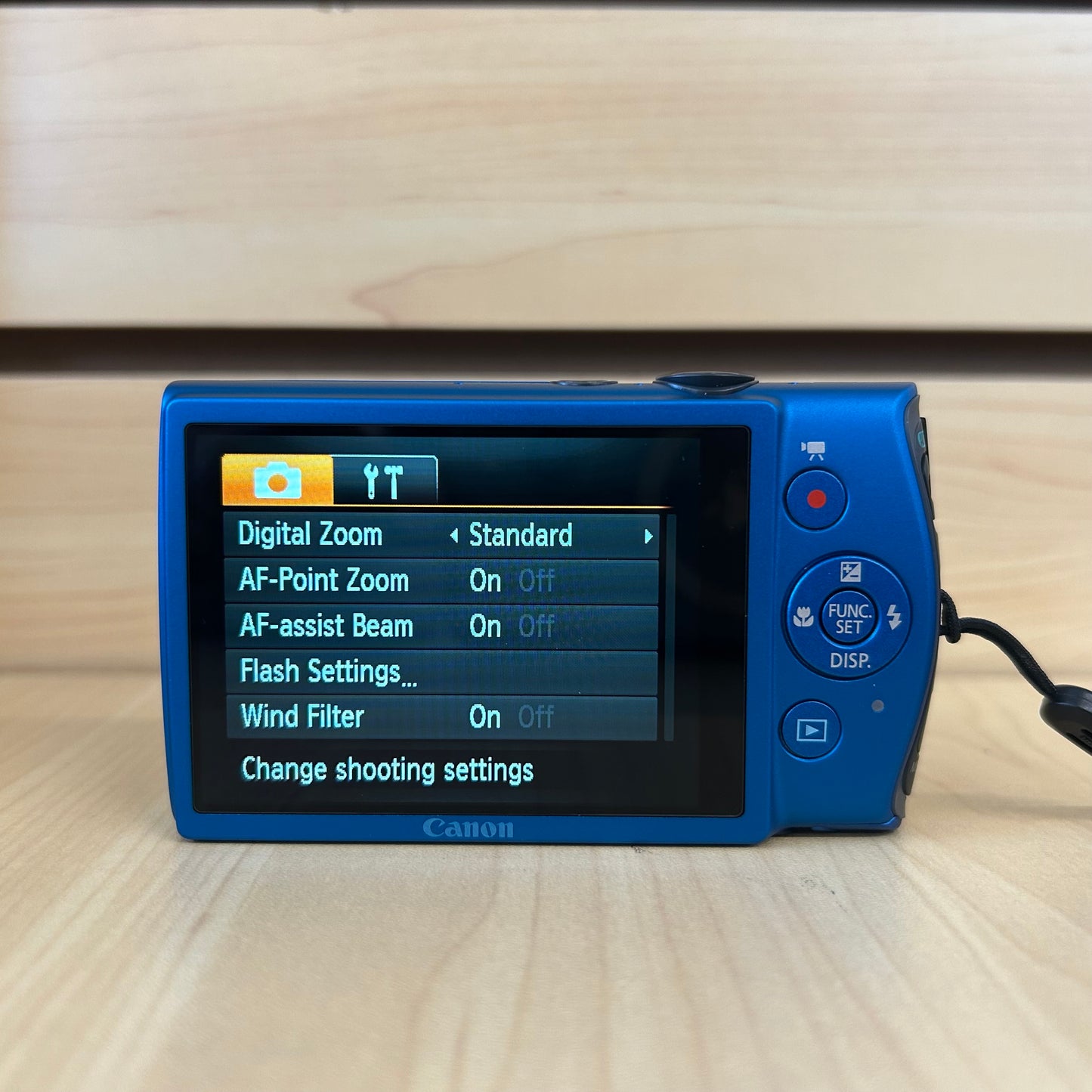Used Canon PowerShot ELPH 310 HS Digital Camera Blue