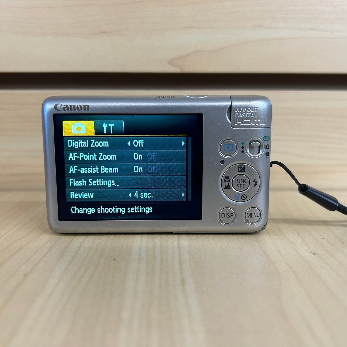 Used Canon PowerShot SD940 IS Digital ELPH Camera Silver
