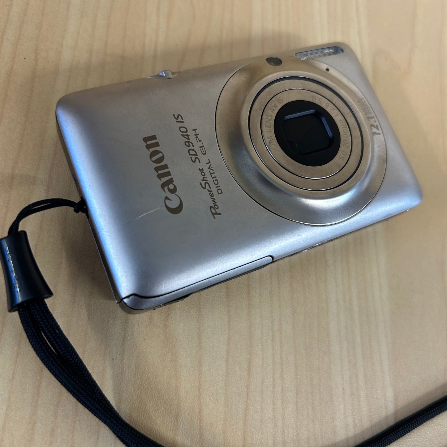 Used Canon PowerShot SD940 IS Digital ELPH Camera Silver