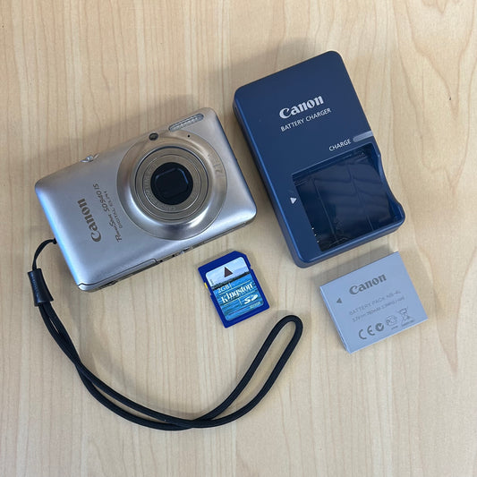 Used Canon PowerShot SD940 IS Digital ELPH Camera Silver