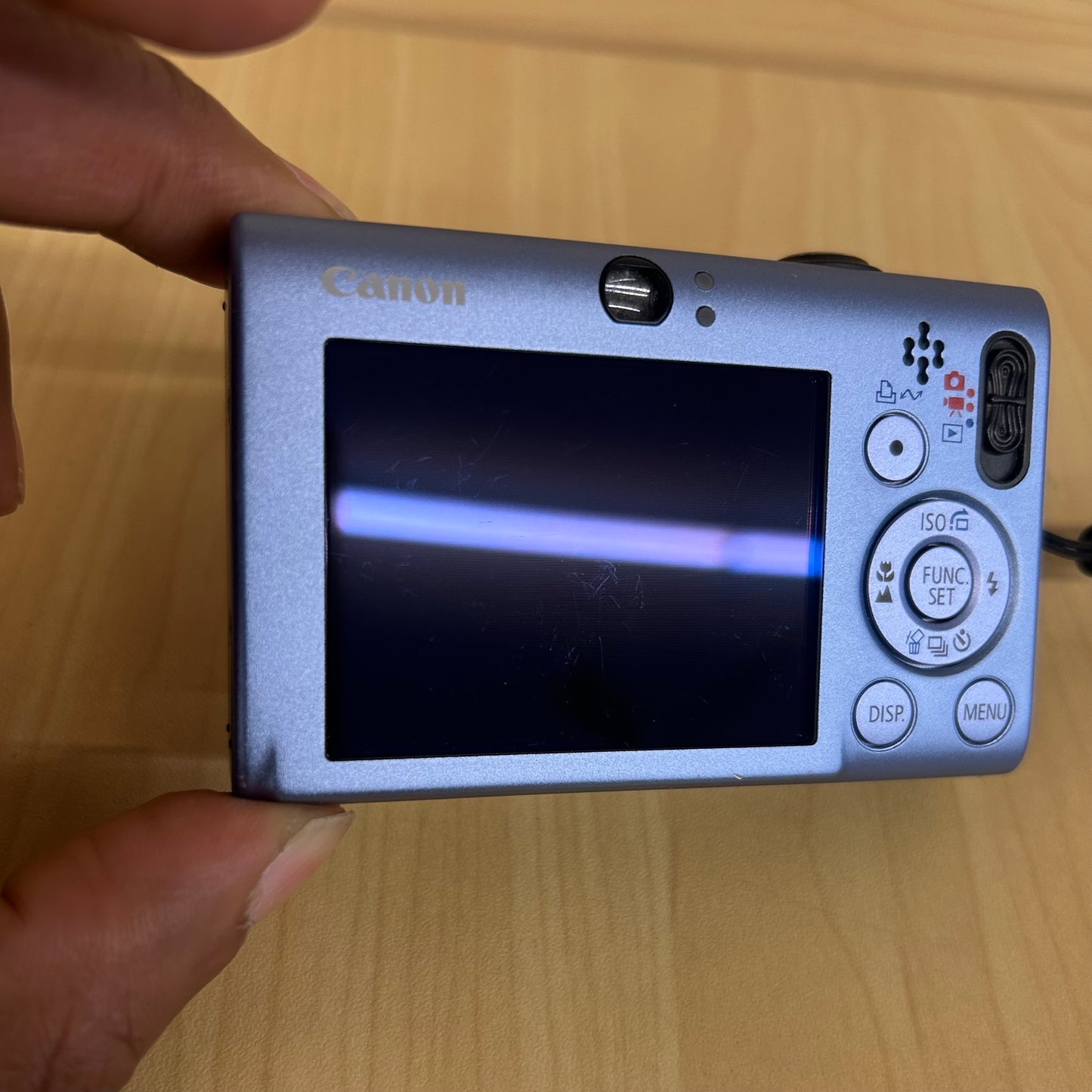 Used Canon PowerShot SD1100 IS Digital ELPH Camera Blue