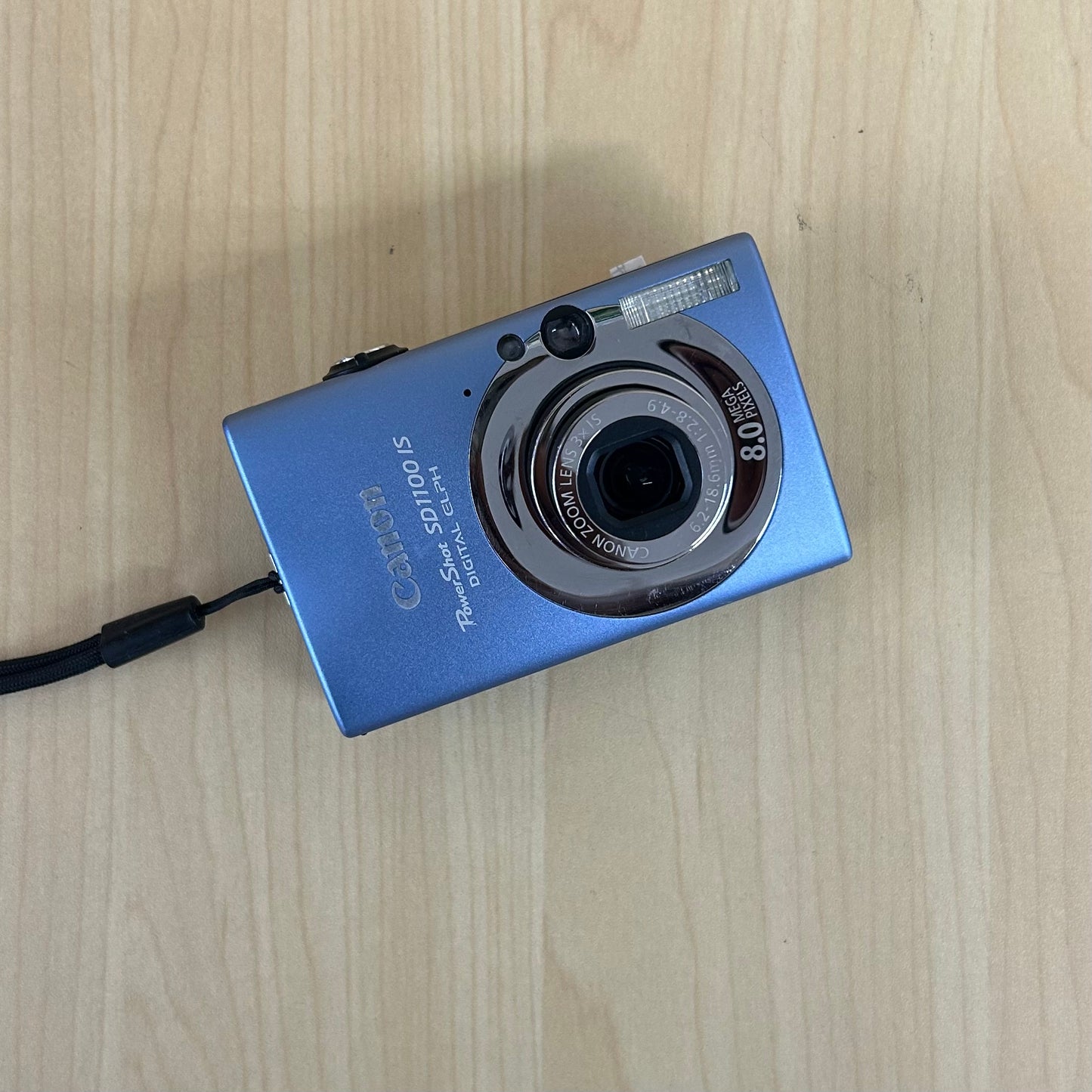 Used Canon PowerShot SD1100 IS Digital ELPH Camera Blue