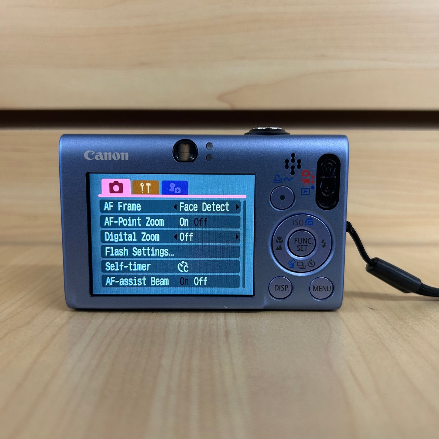 Used Canon PowerShot SD1100 IS Digital ELPH Camera Blue