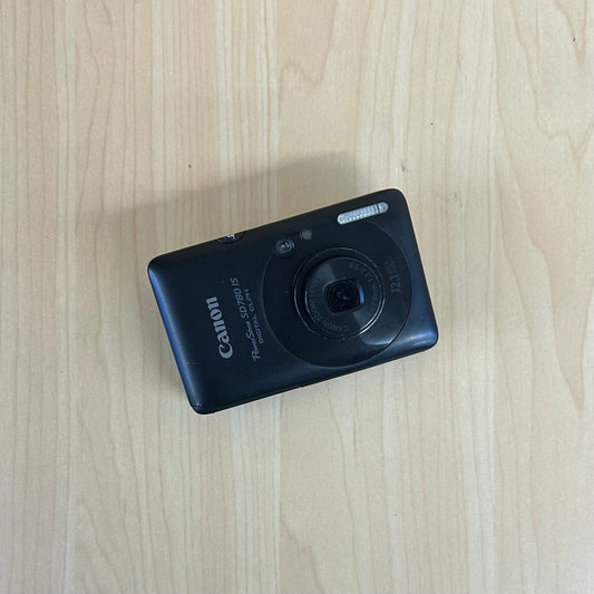 Used Canon PowerShot SD780 IS Digital ELPH Camera Black