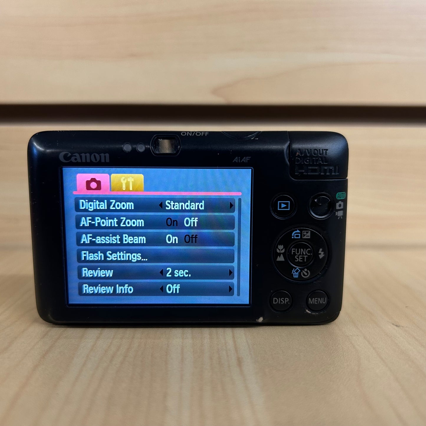 Used Canon PowerShot SD780 IS Digital ELPH Camera Black