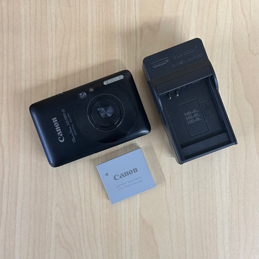Used Canon PowerShot SD780 IS Digital ELPH Camera Black