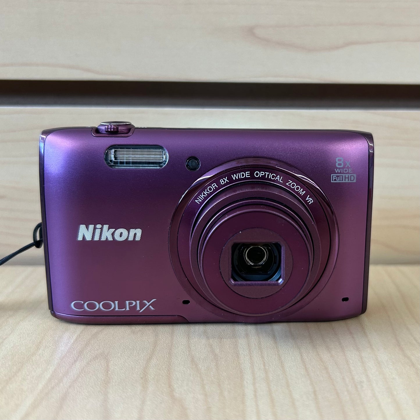 Used Nikon Coolpix S5300 Digital Camera Plum