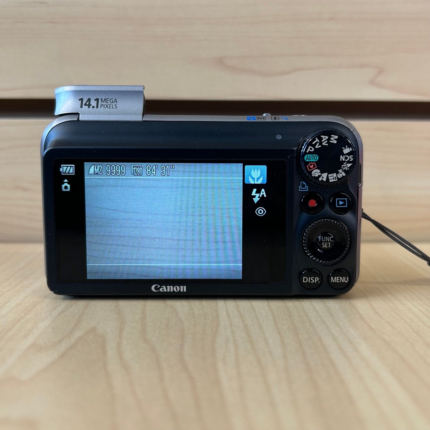 Used Canon PowerShot SX210 IS Digital Camera Black