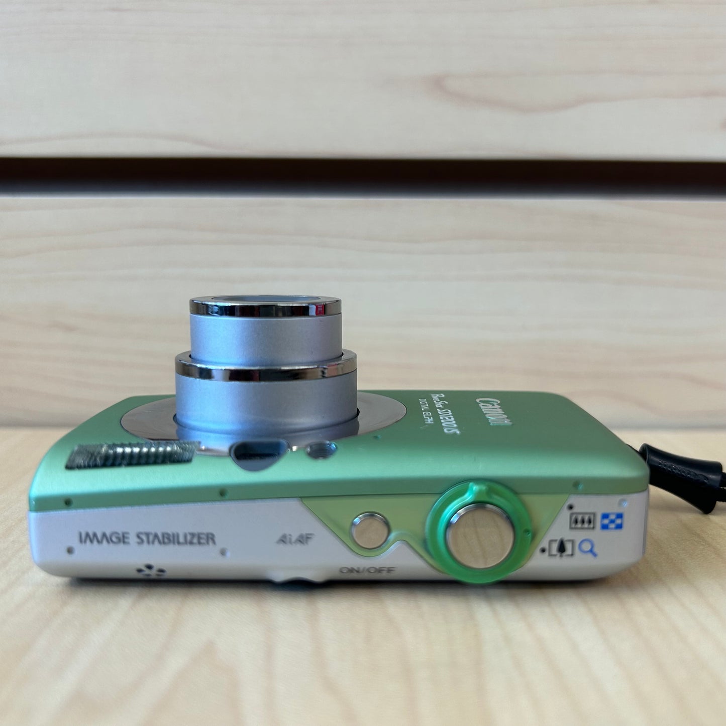 Used Canon PowerShot SD1200 IS Digital Camera Green