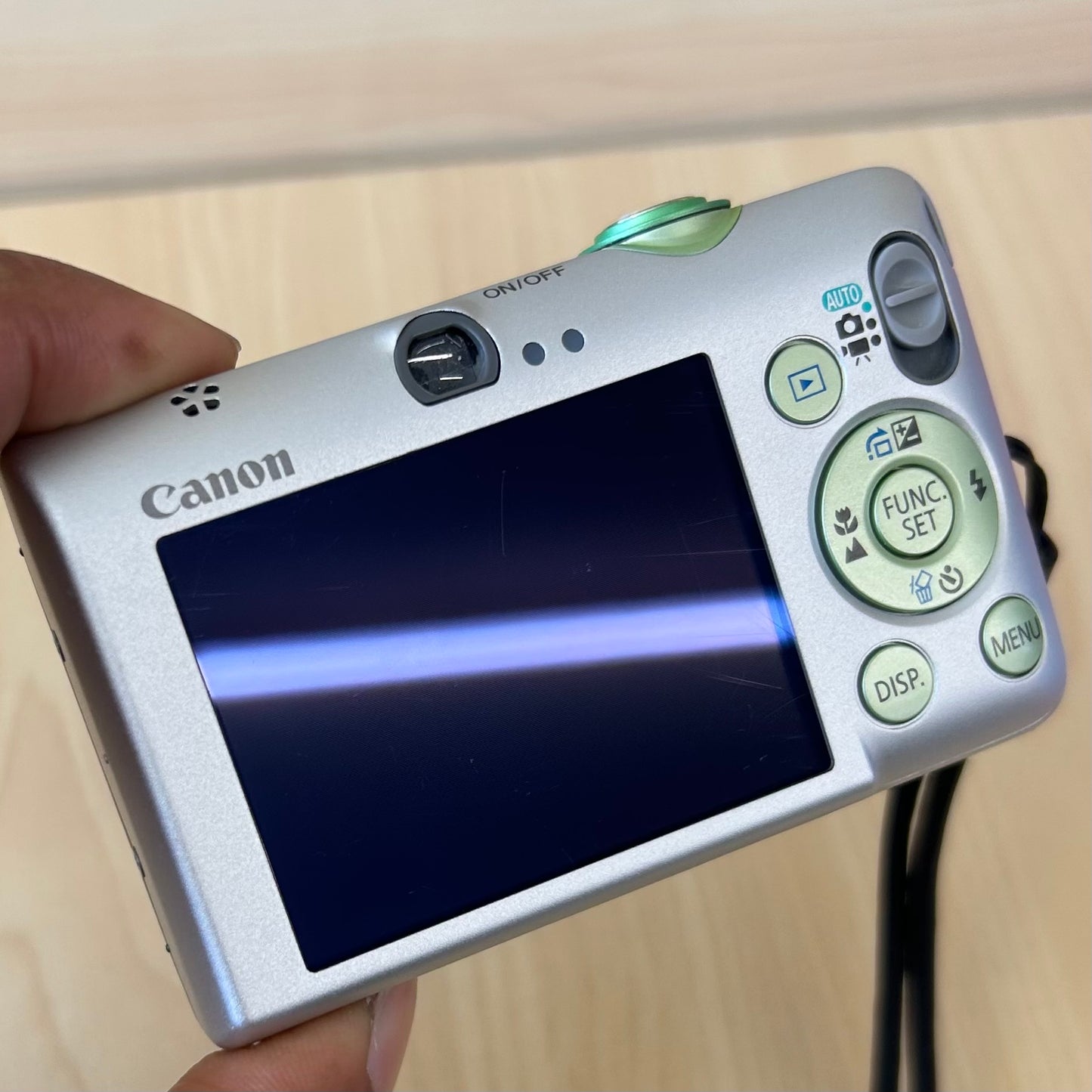 Used Canon PowerShot SD1200 IS Digital Camera Green