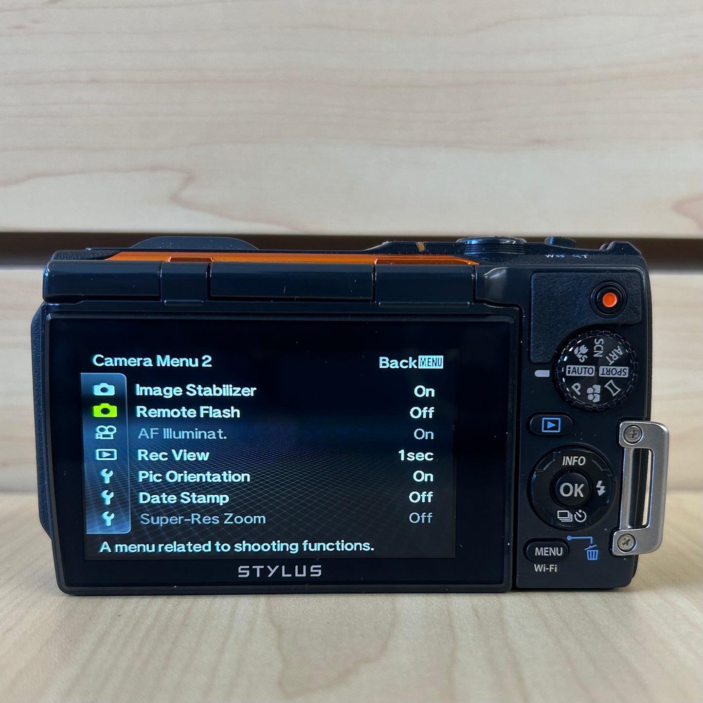 Used Olympus Stylus Tough TG-860 16.0MP Digital Camera - Orange